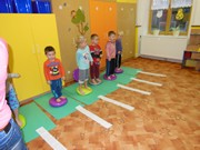 Cvičení zdravá dětská noha ve školce